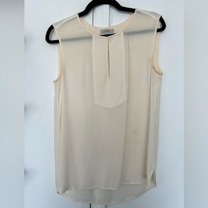 J. Crew silk sleeveless smock blouse.